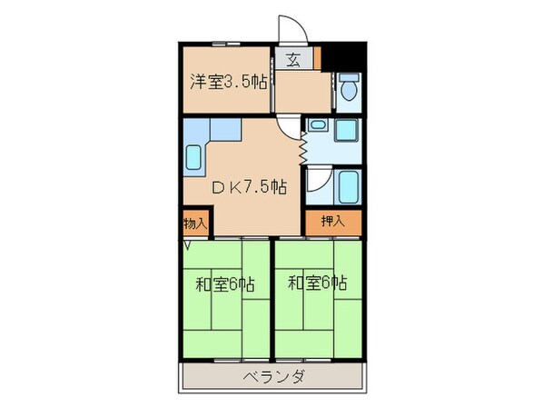 第３宮崎ビルの物件間取画像